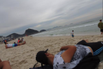 Sur La Plage De Copacabana